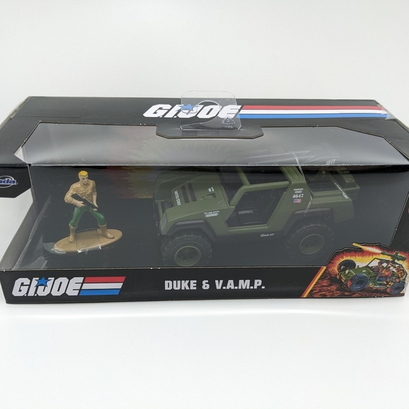Jada Hollywood Rides: 1:32 Scale G.I. JOE Duke & V.A.M.P Green Model 33083 NEW - Picture 2 of 4